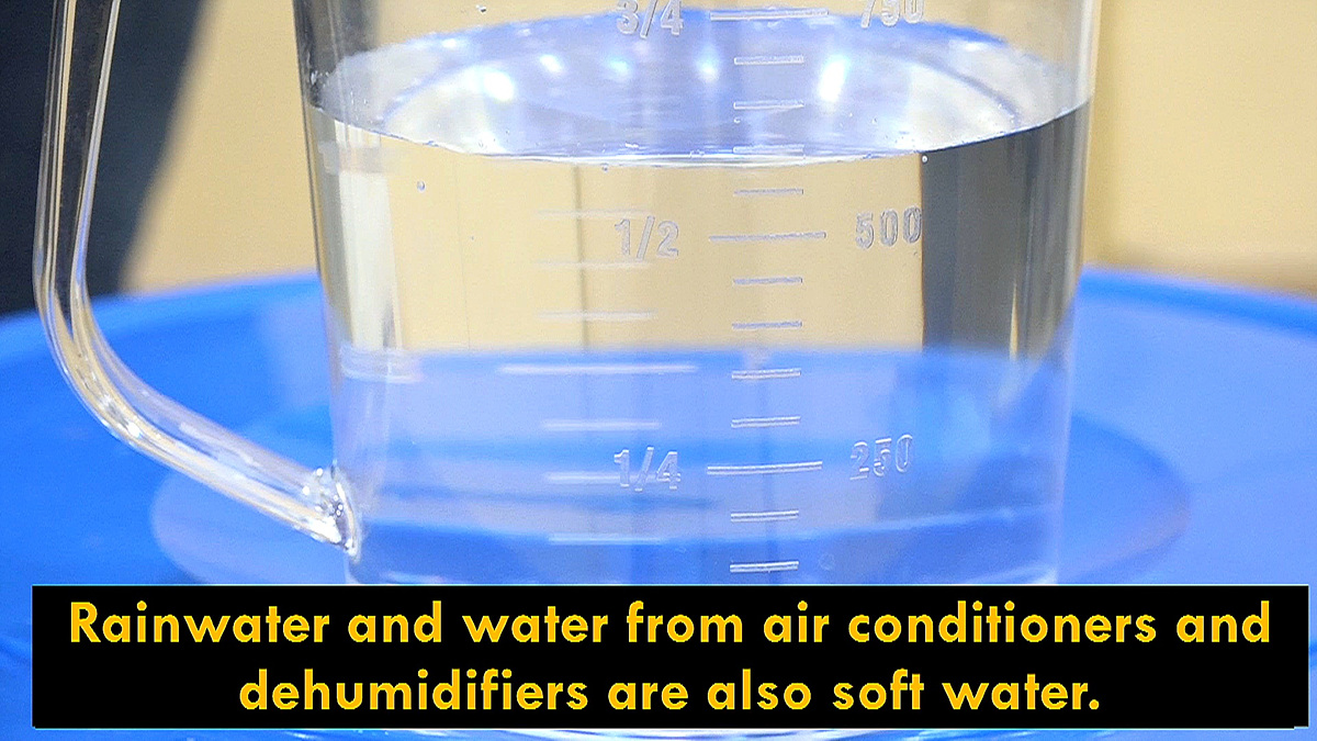 Must use soft water.