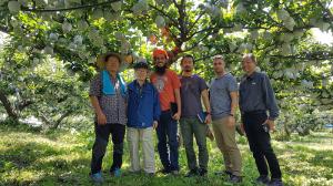 5. Hawaiian farmers visit to JADAM farms in Korea - Mr. Gwangik Kim's pear farm